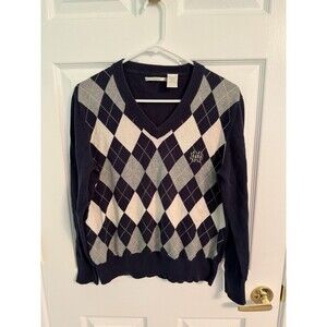 Vintage 90s Notre Dame Knit Sweater Cardigan Embroidered NCAA Women’s XL